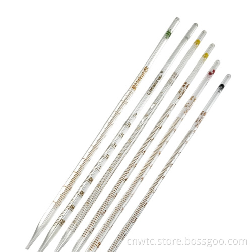 Graduated Glass Pipette: Laboratory Glass Serological Measuring Pipette